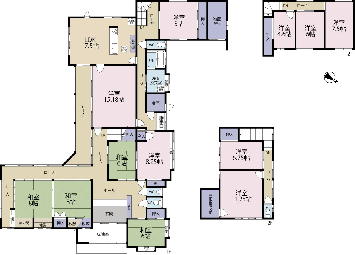 Main House 1F and 2F